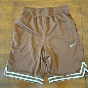 Nike Brown Shorts with White Accents